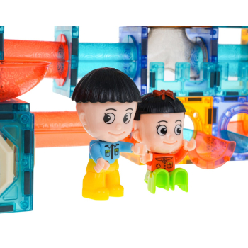 Klocki Magnetyczne Zestaw 128 elementów